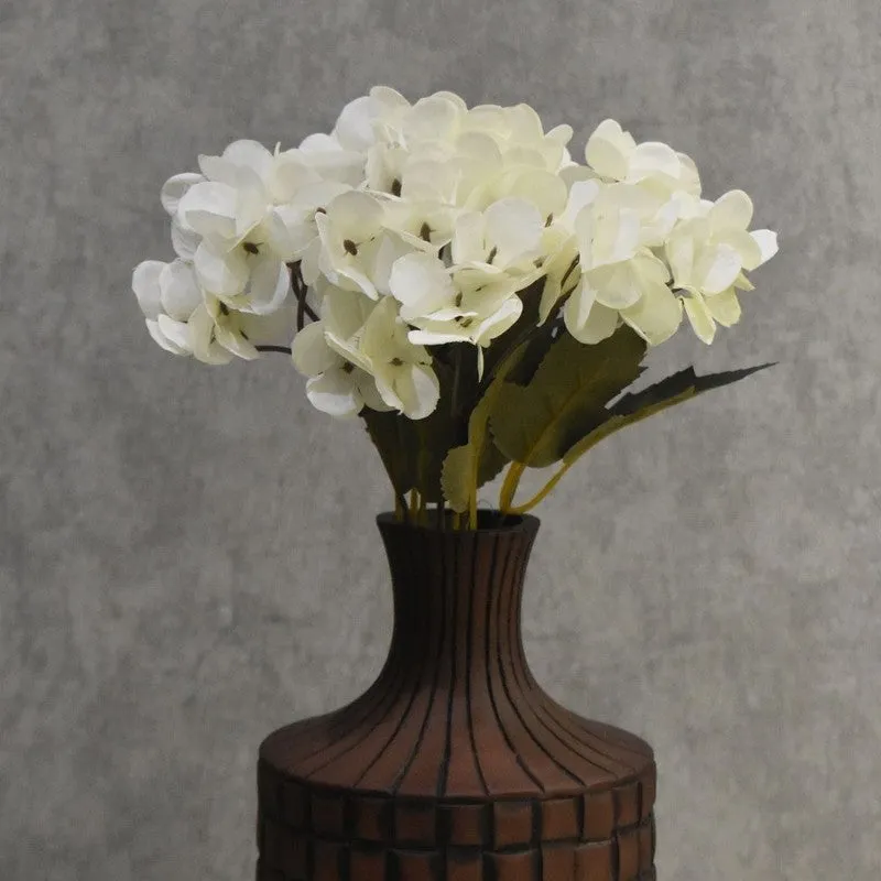 Timeless Artificial Hydrangea Flower - White media 4