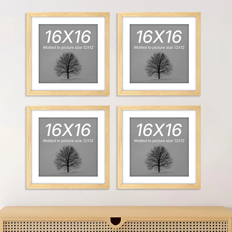 Naia Photo Frame (Beige) - Set Of Four media 1