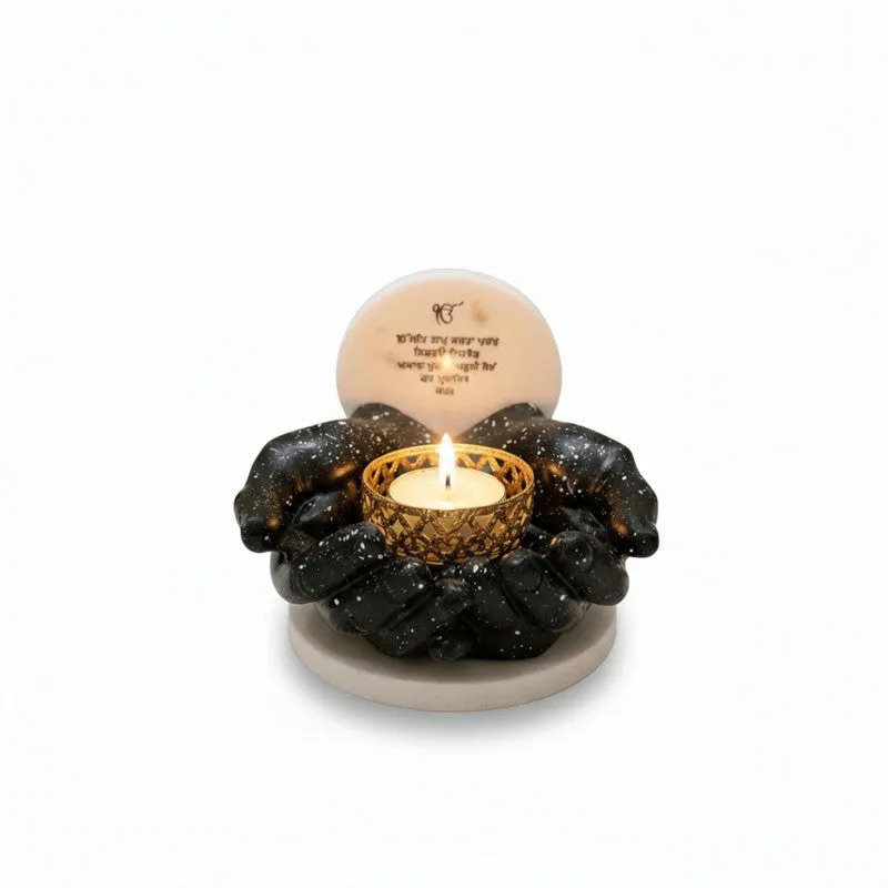 Aura Marble Tea Light Candle Holder media 3