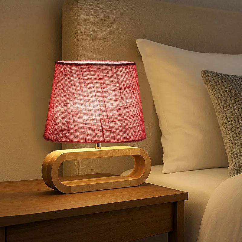 Sienna I Curve Jute Table Lamp - Pink,Brown media 3