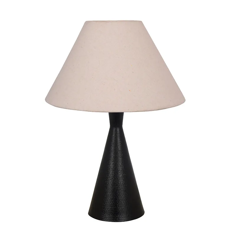 Neux Metal Table Lamp - Ivory,Black media 3