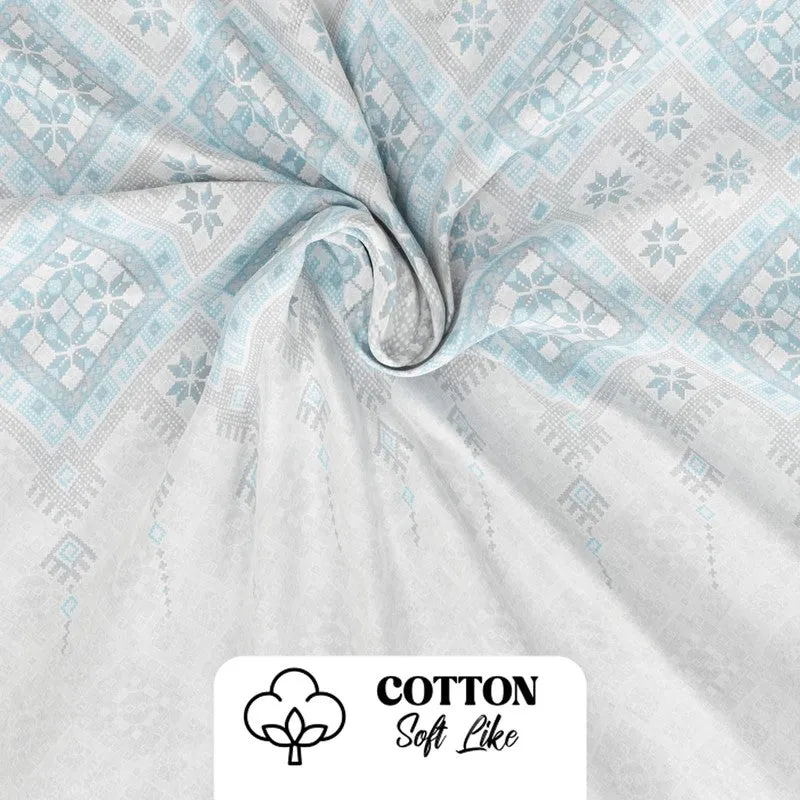 Arlyn Bedsheet (Blue) - 115 GSM media 6
