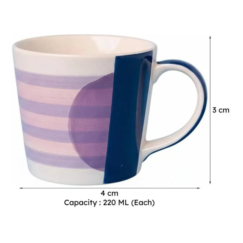 The Wishing Chair Quirk Tea Cup (220 mL Each) - Set Of Four media 8