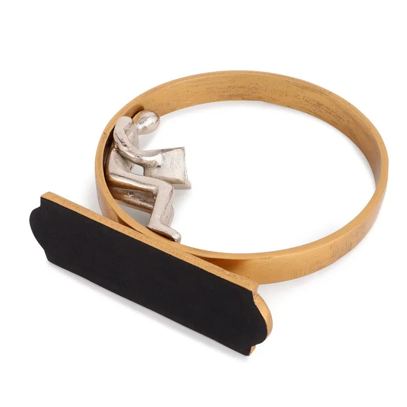 Endless Reader Aluminium Showpiece - Gold & Silver media 6