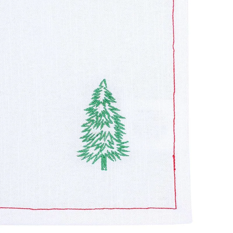 Sparkling Tree Napkins (Off White) - Set Of Two media 4
