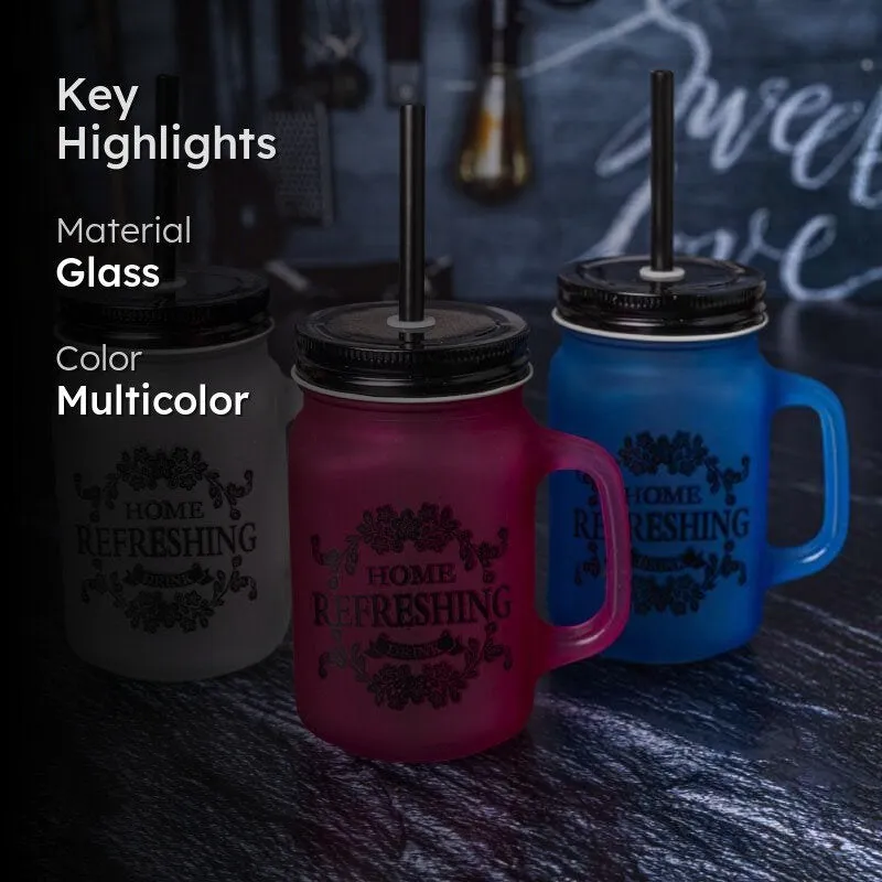 Refreshzo Jar With Straw - Set Of Three media 2