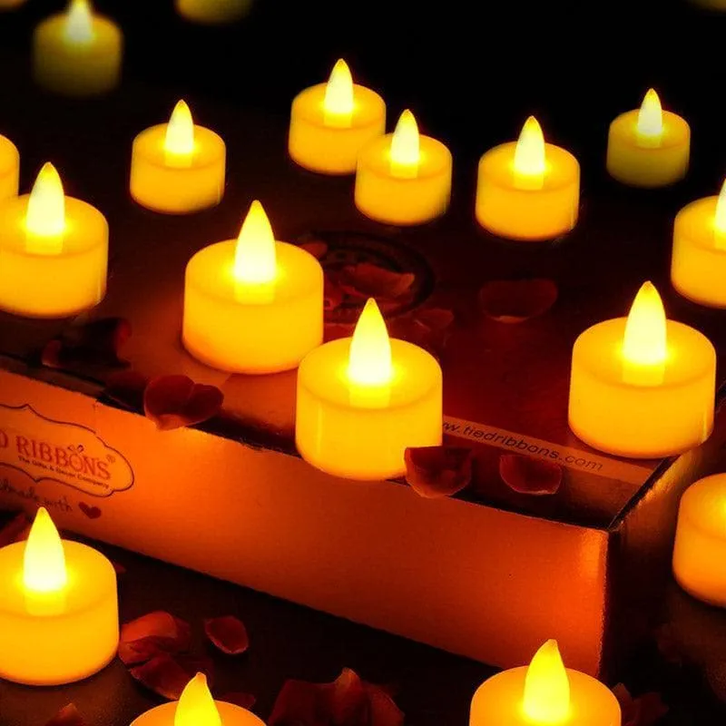 Seiko LED Tealight Candles - Set Of Twenty Four media 1