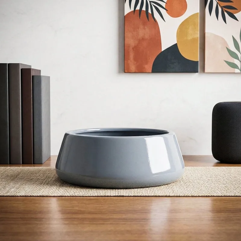 Ugaoo Tulip Fantasy 6032 Grey Ceramic Pot media 1