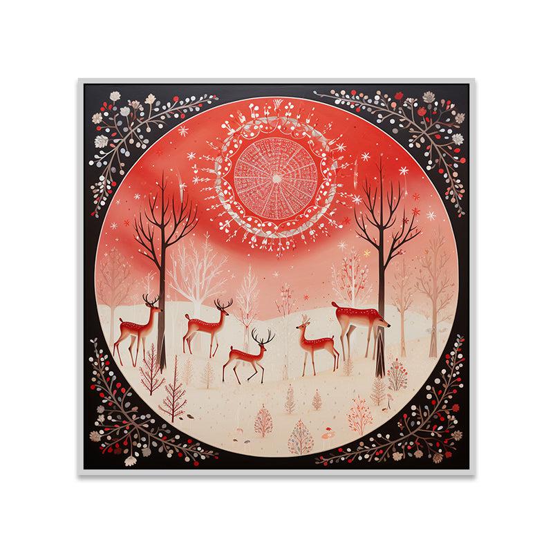 Warm Yuletide Glow Wall Painting media 5