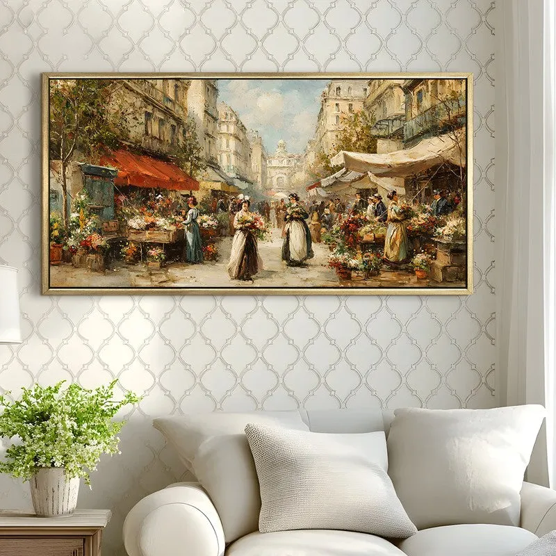 Rustic European Market Day Glow Wall Art media 3