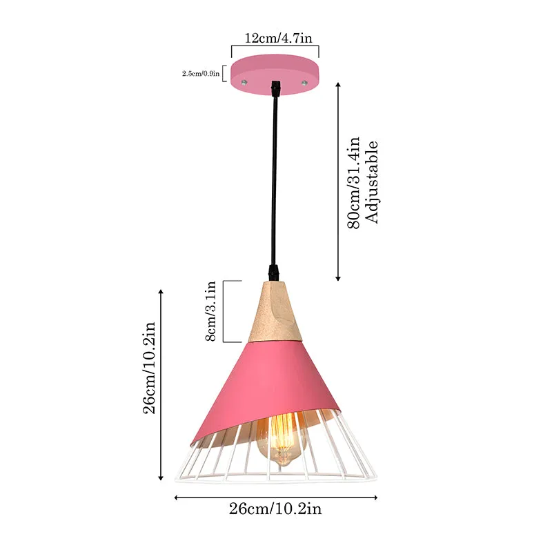 Obscura Metal Ceiling Lamp - Pink media 6