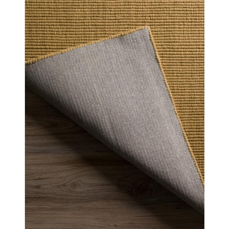 Ethereal Hand Loomed Wool Rug - Mustard media 4
