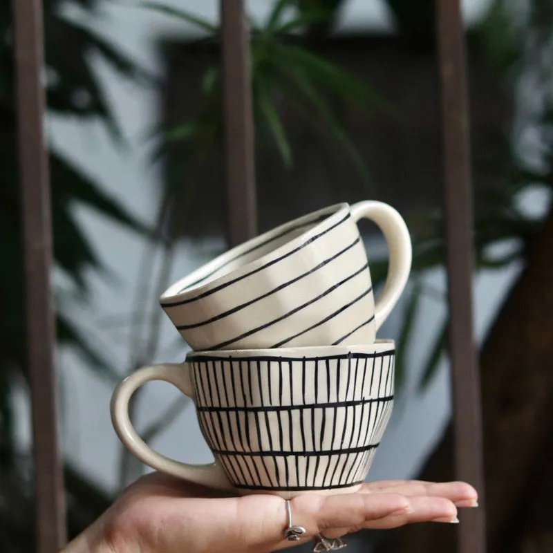 Jury Ceramic Tea Cup (220 mL Each) - Set of Two media 3