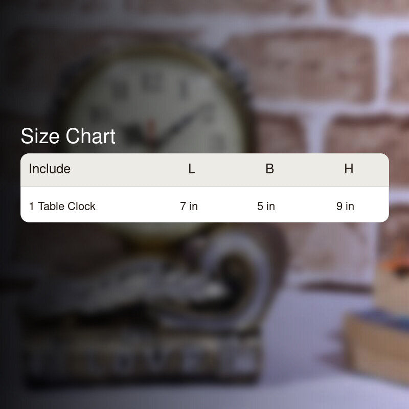 Love Script Clock - Gold media 7