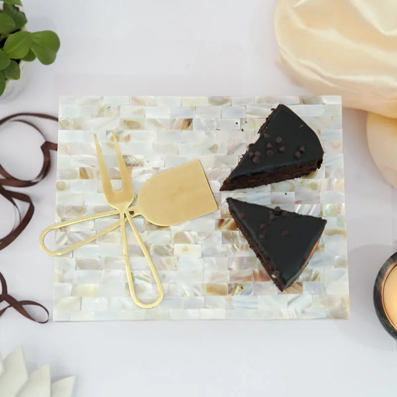 Letvo Marble Cake Stand With Metal Base media 5