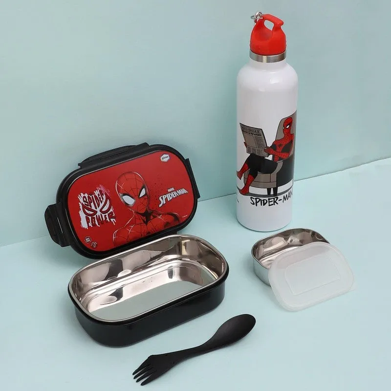 Spider Hero Lunch Box 800 ML With 1000 ML With Water Bottle - Two Piece Set media 4