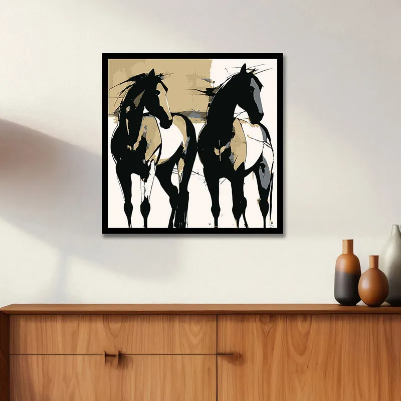 Equine Arts Wall Art with Black Frame media 1