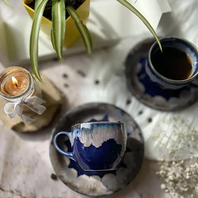 Halmi Handmade Cup & Saucer - 300 ML media 3