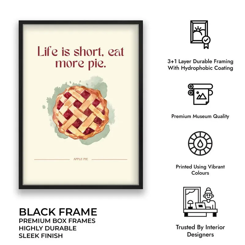 Crust Confession Archival Canvas Wall Art - Black media 10