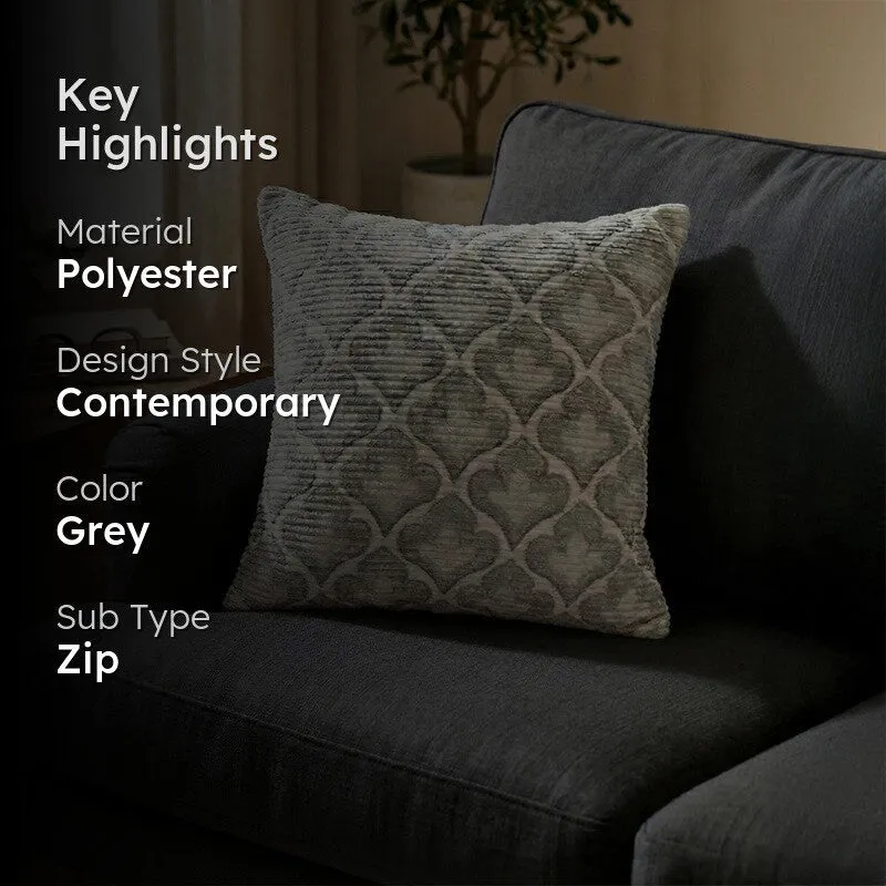 DiagMatrix Cushion Cover - Grey media 2