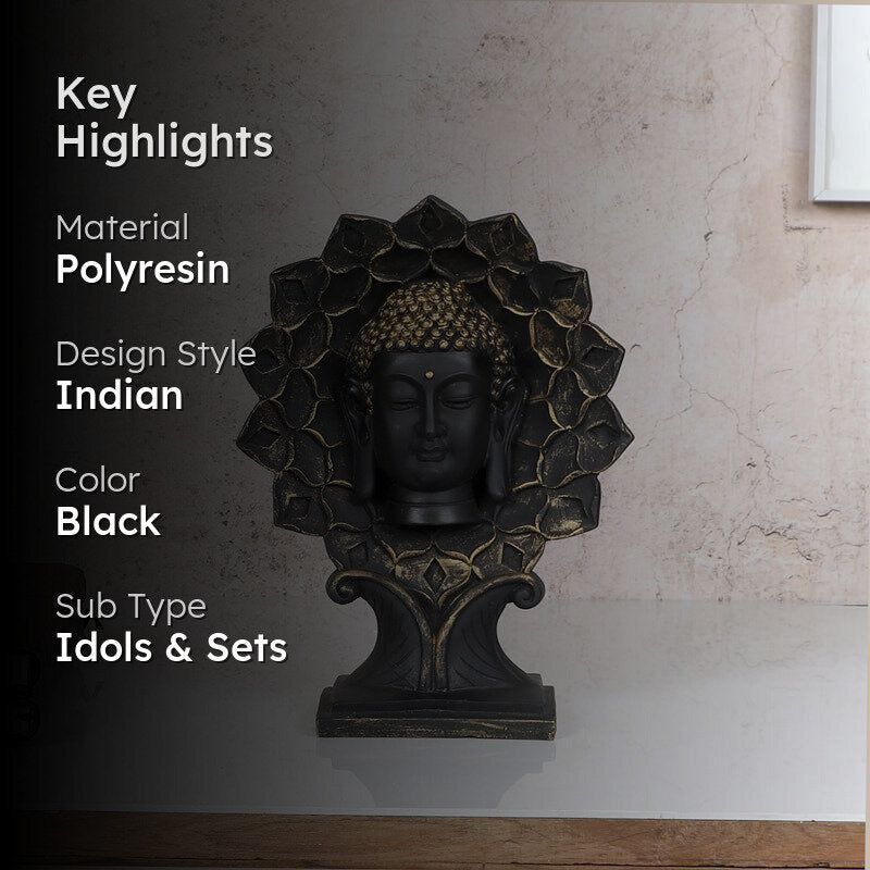Buddha Lotus Showpiece media 2