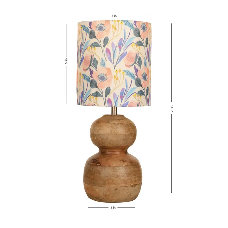 Simona Peony Fabric Table Lamp media 5