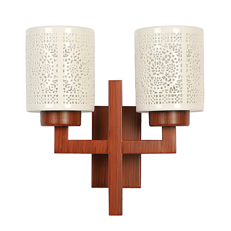 Ivra Duo Wooden Wall Lamp media 6
