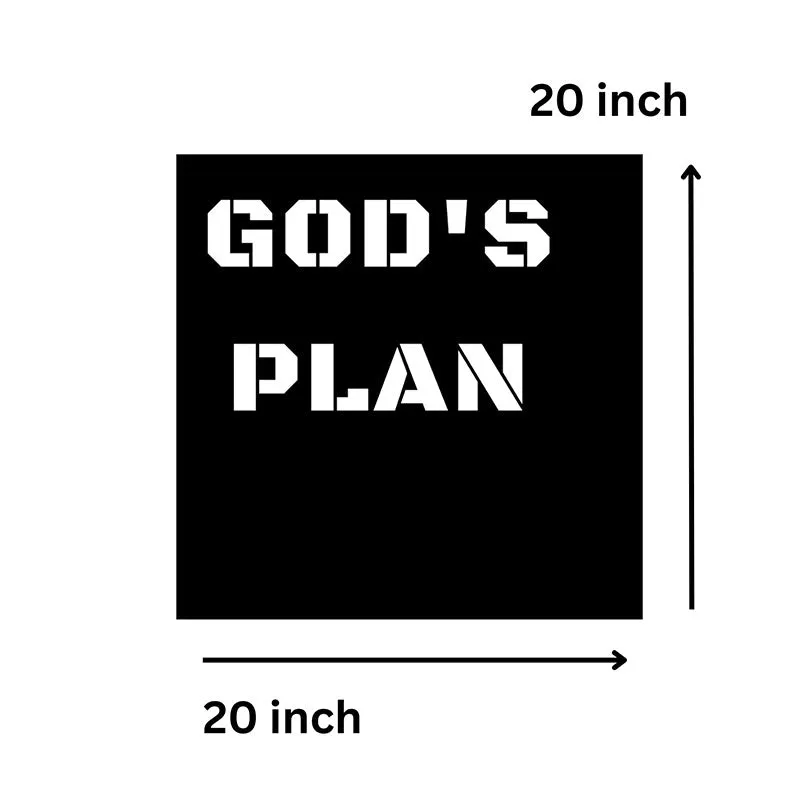 God'S Plan Iron Wall Accent media 5