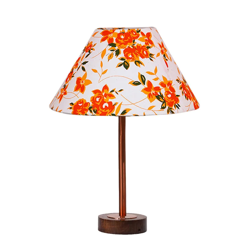Baskara Cone Rodin Wooden Table Lamp - Multicolor media 4