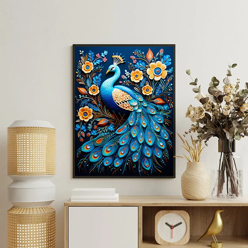 Peacock Plumage Wall Art media 3