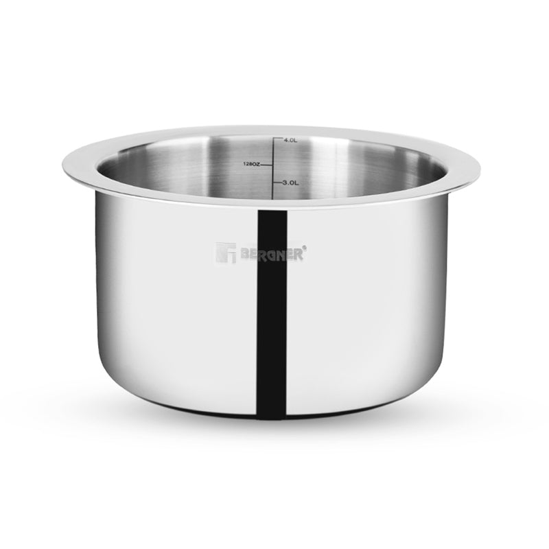 Bergner Argent Triply Tope With Lid - 5900 mL media 7