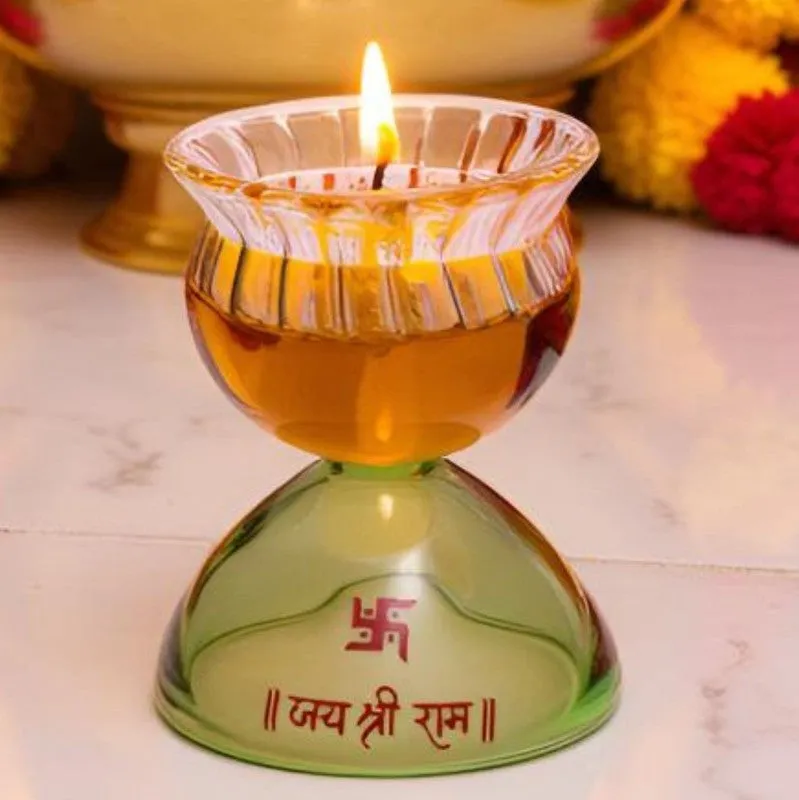 BrightBliss Modern Pooja Diya media 1
