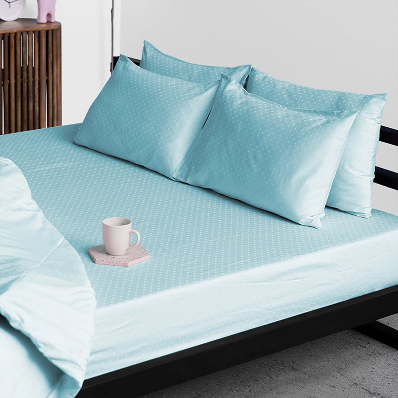 Calida Cotton Duvet Cover - Light Blue media 5