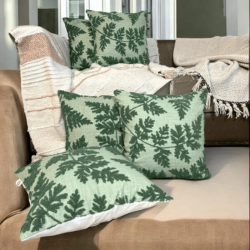 Fernweave Tufted Cushion Cover Set - Set Of Five media 2