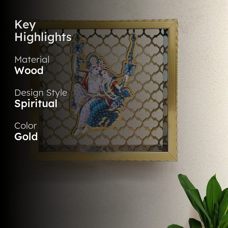 Radha Madhava Wall Mounted Mandir media 2