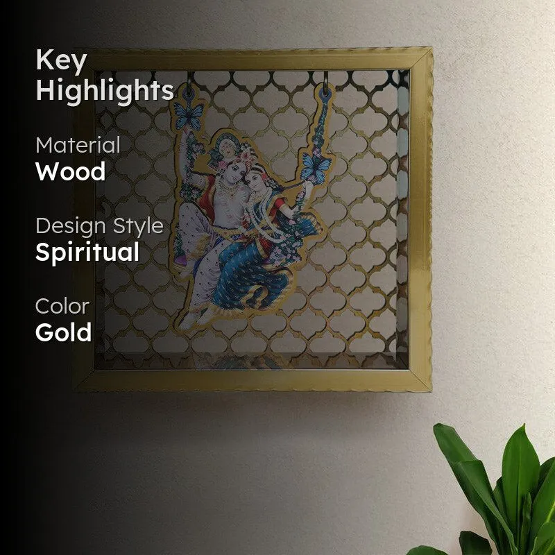Radha Madhava Wall Mounted Mandir media 2