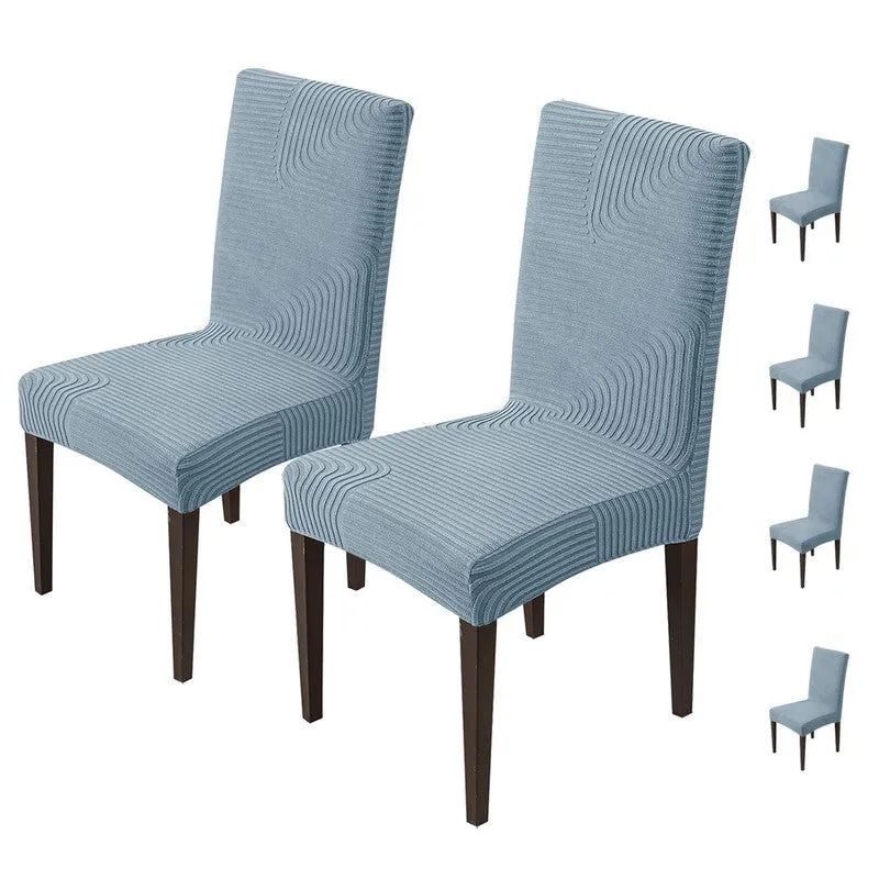 Darvona Polyester Chair Cover - Set Of Six media 3
