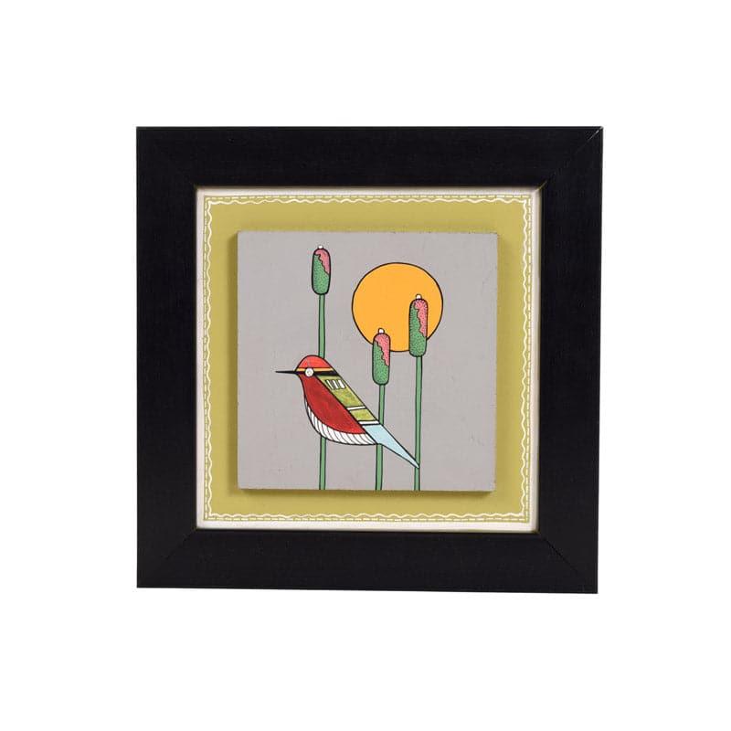 Chidiya Chore Wooden Wall Art - Set Of Two media 4