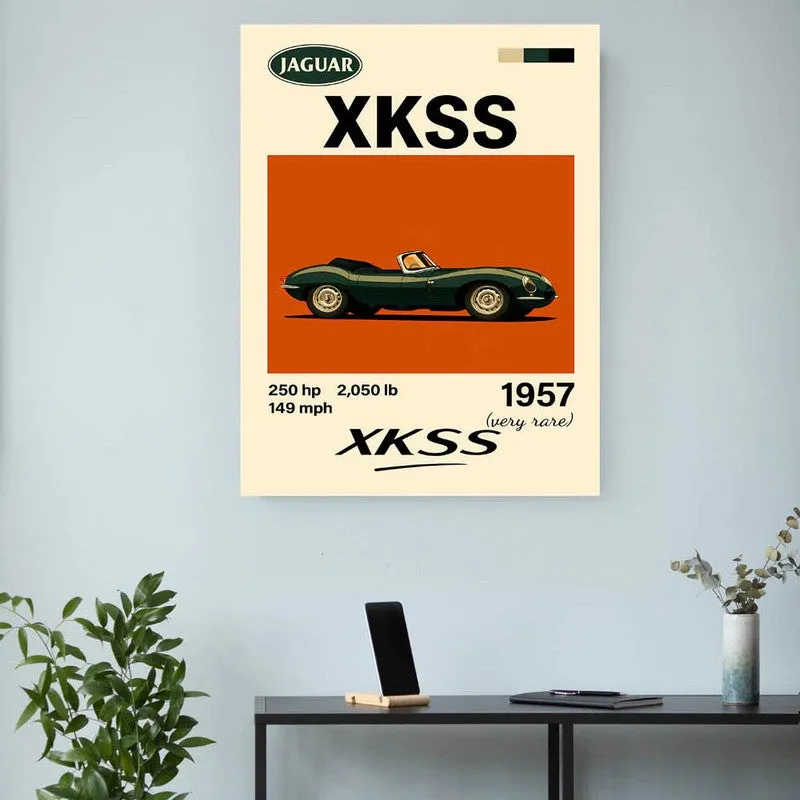 Jaguar XKSS Legacy Wall Poster media 3