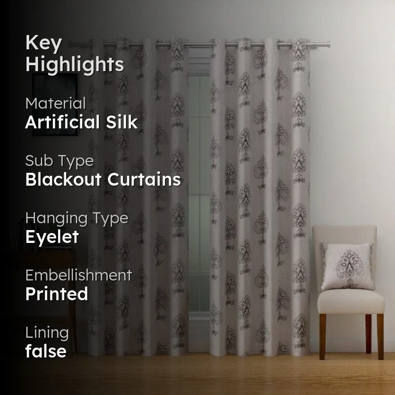Swayam Hridyam Floral Curtain media 2