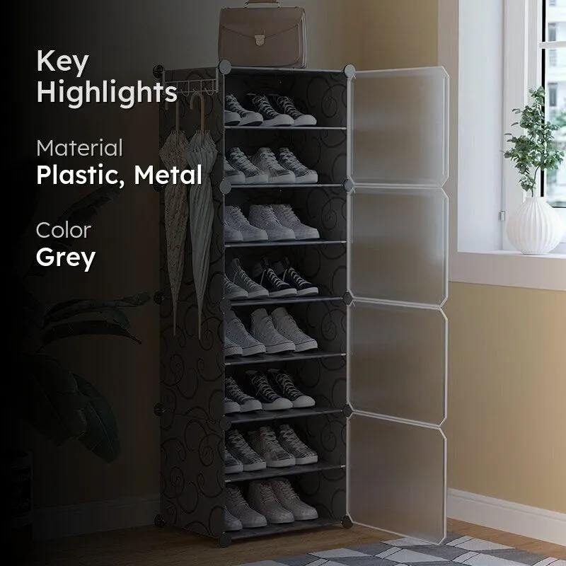 SoleScape Grey Plastic & Metal Shoe Racks media 2