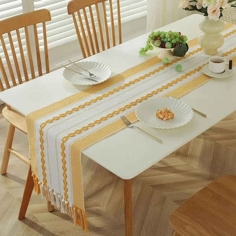Nordic Charm Cotton Table Runner media 3