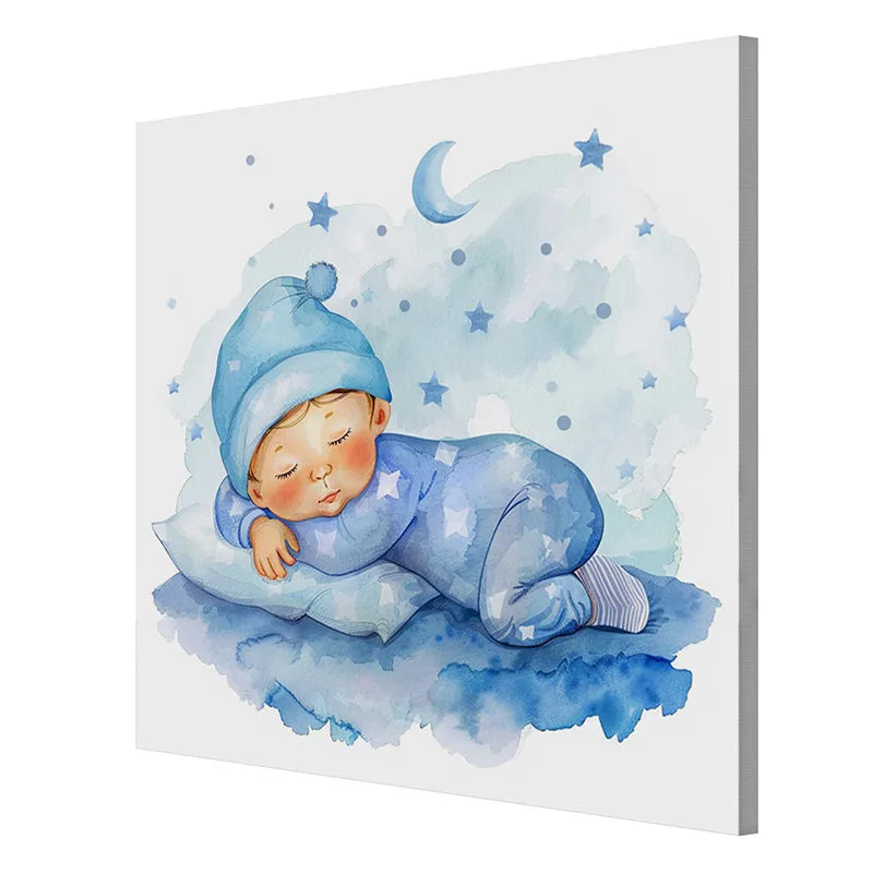 Sleeping Baby Poly Canvas Wall Painting media 6