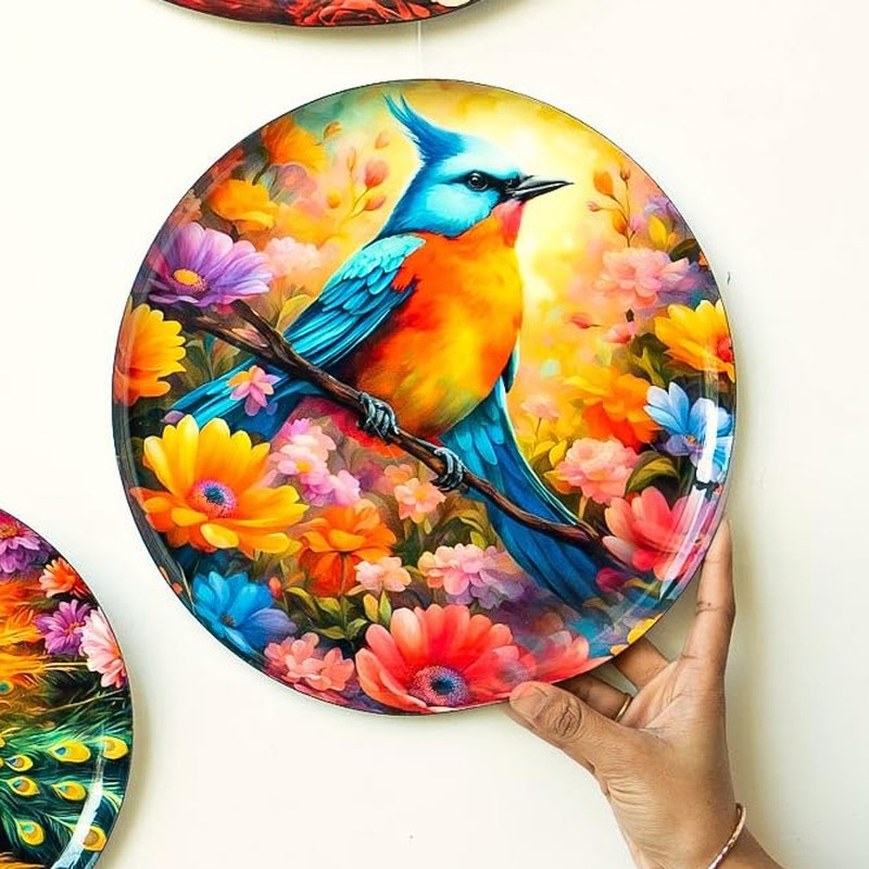 Birds of Paradise Wall Plates - Set Of Five media 6