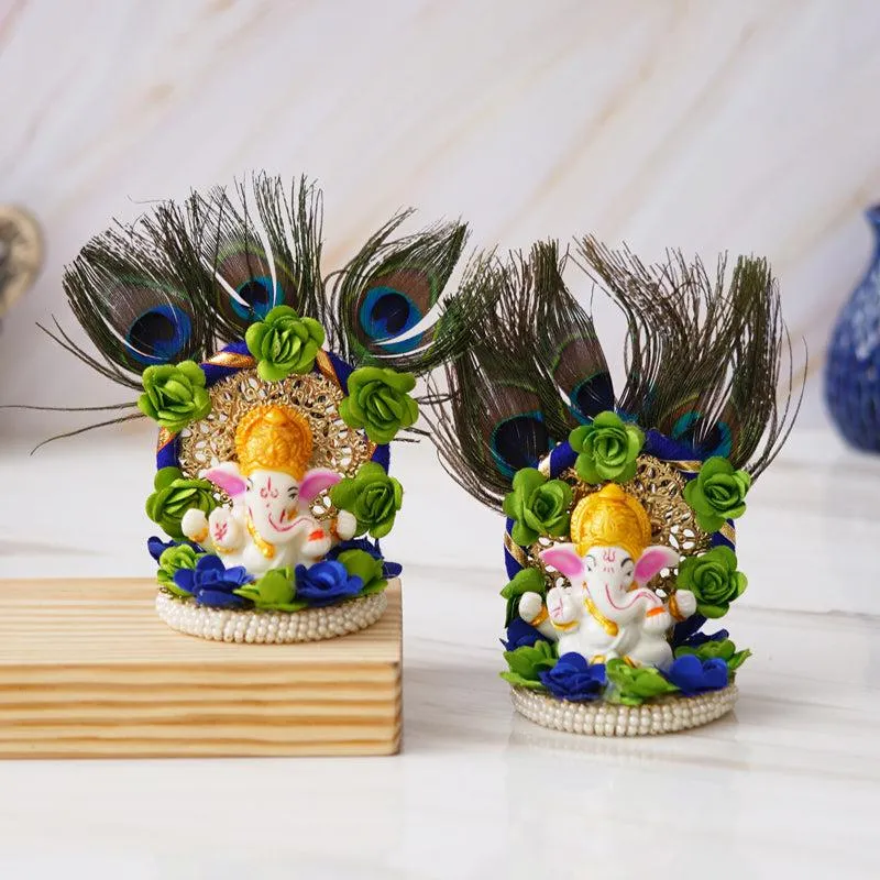 Vakratund Mayoora Idol - Set Of Two media 1