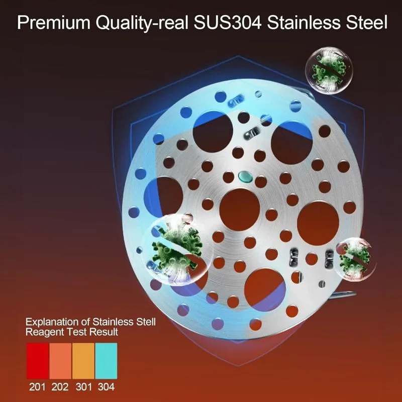 Durable Stainless Steel Steamer Rack media 6
