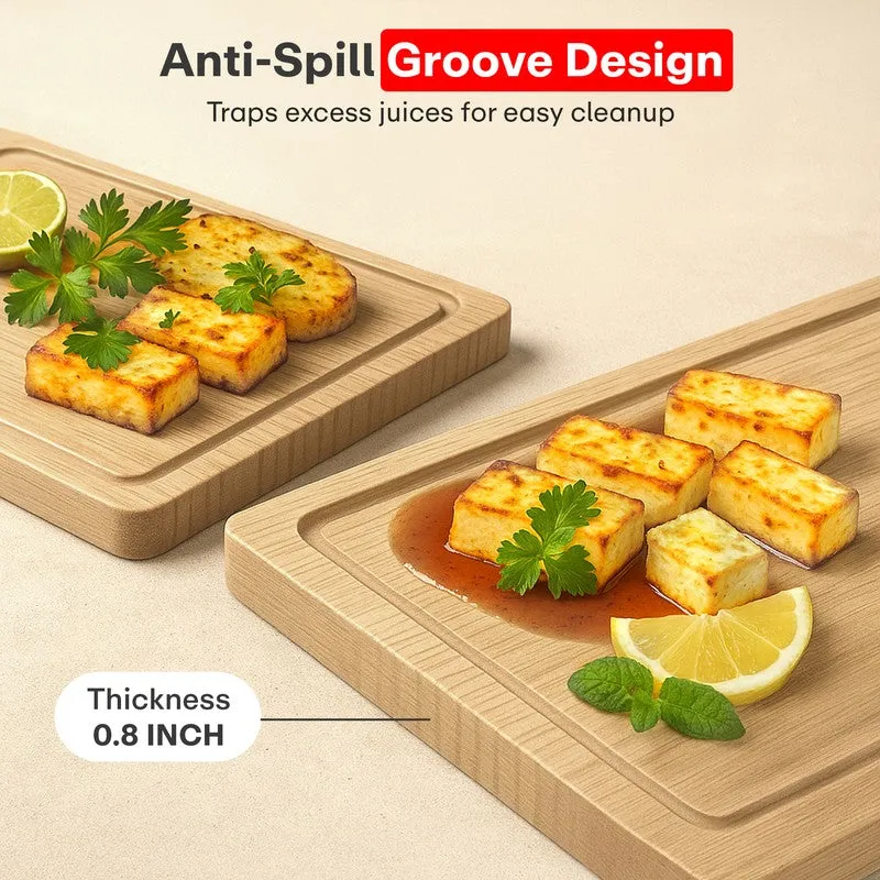 Rioware TimberEase Kitchen Prep Board (Beige) - Set Of Three media 8