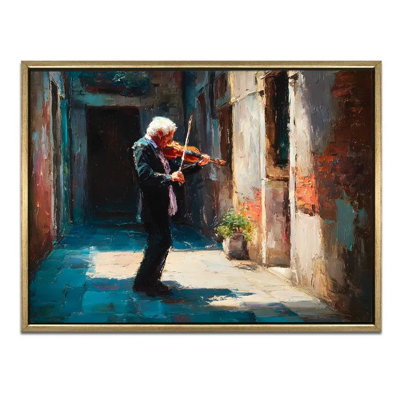 Chiaroscuro Soul Canvas Wall Painting With Frame media 3
