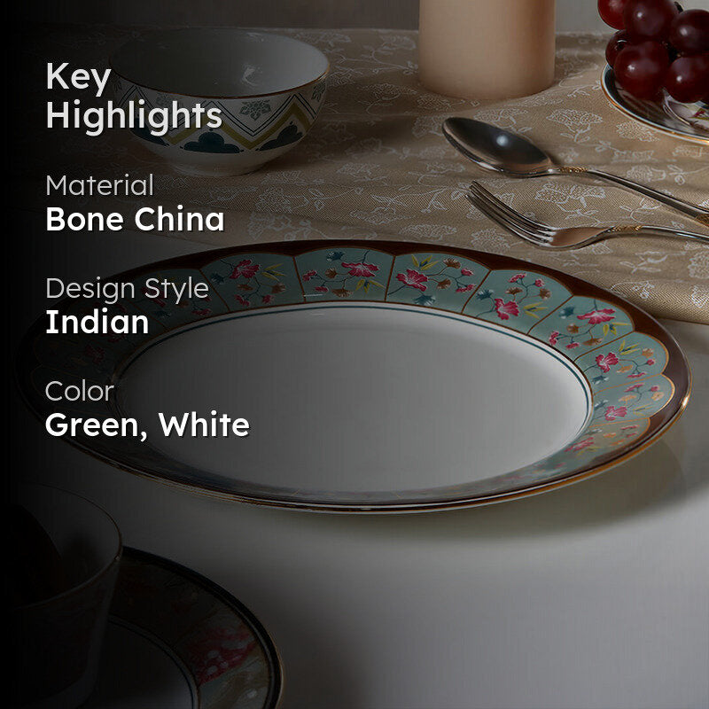 India Circus Versailles Bone China Dinner Plate media 2