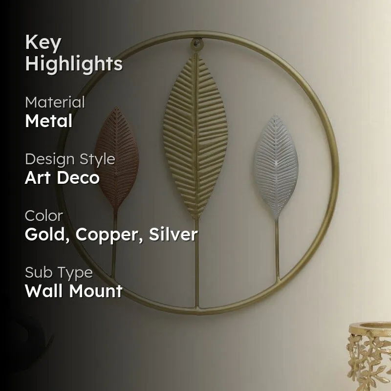 Kalo Leaf Metal Wall Accent media 2